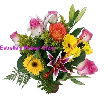 Estrella's flower shop designer choice, let the designer to choose your flowers.