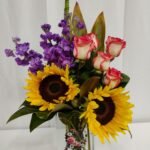 I love you Mom. Fresh flowers for mom.