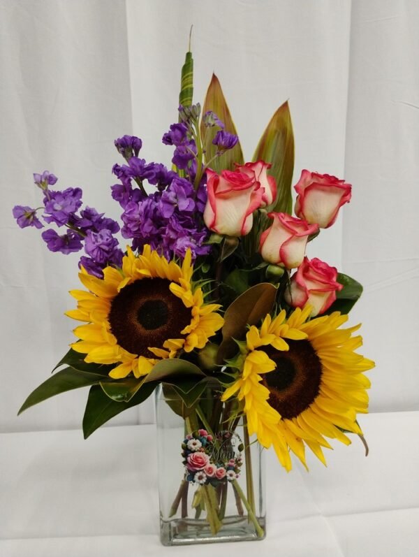 I love you Mom. Fresh flowers for mom.