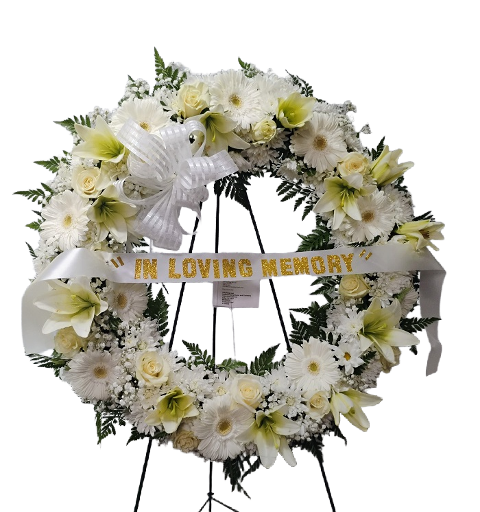 In loving memory floral crown