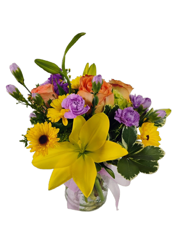 Light of my life, colorful light flowers.