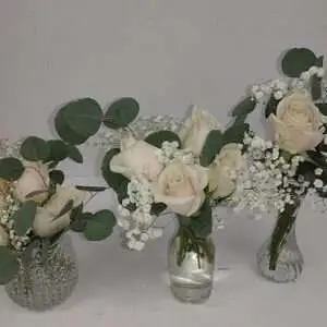 3 Vases flowers package