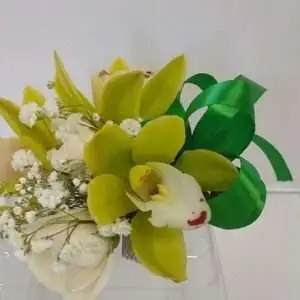 Green Orchid Corsage