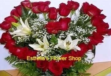 Red Heart of Roses. - Image 3