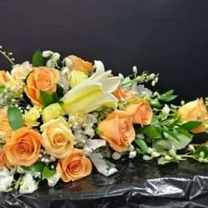 Very elegant wedding bouquet