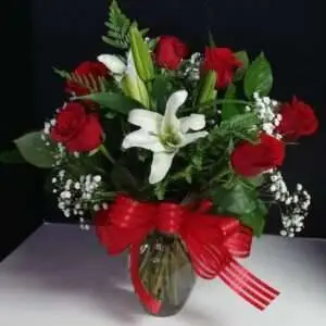 Six rubies and a diamond