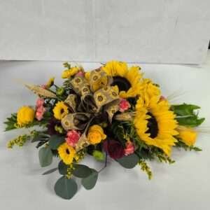 Autumn flowers center piece