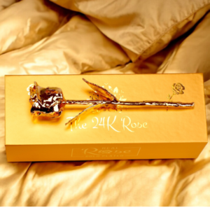 24K Gold Plated Real Rose .