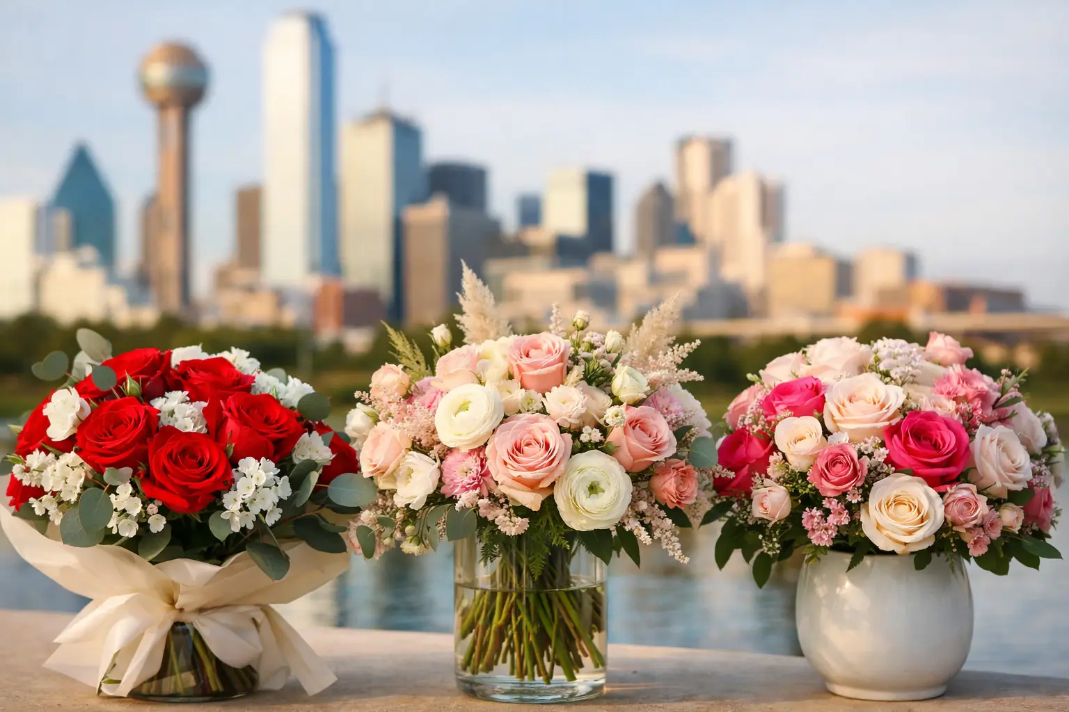Romantic Flower Bouquets Dallas Couples Love