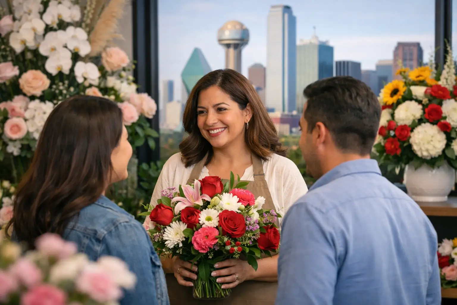 Florist in Dallas Service in Spanish