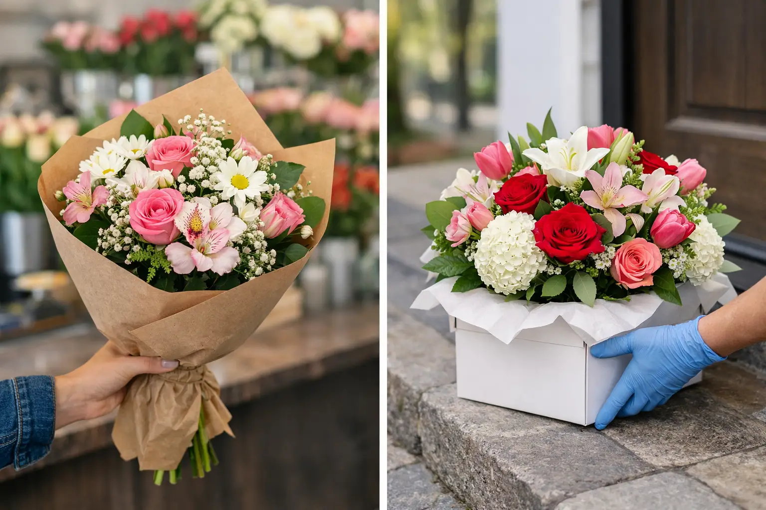 Pickup Flowers Versus Delivery Flowers