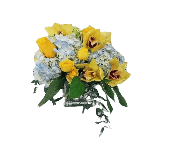 Yellow orchids & yellow roses - Image 2